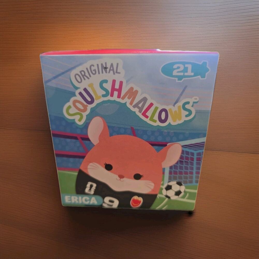Squishmallows Erica #21 Mouse McDonald’s Toy NIB FIFA World Cup 26